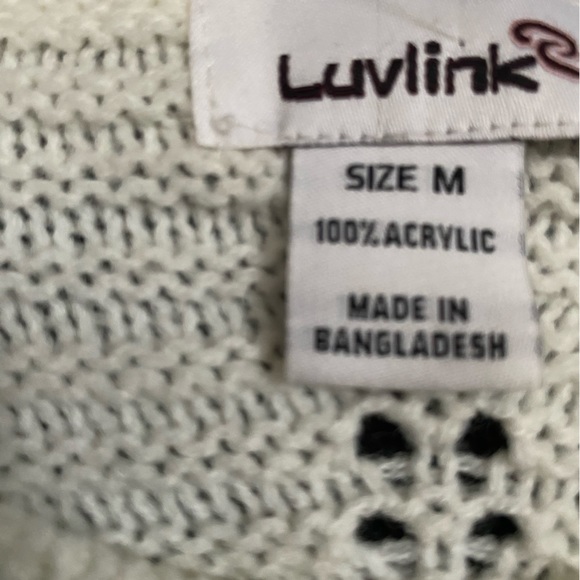 Luv link cropped sweater size medium - Picture 3 of 12